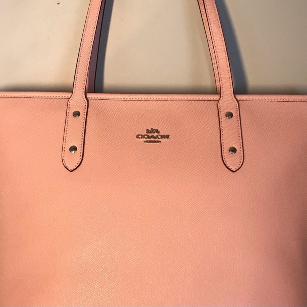 Pink Coach Tote